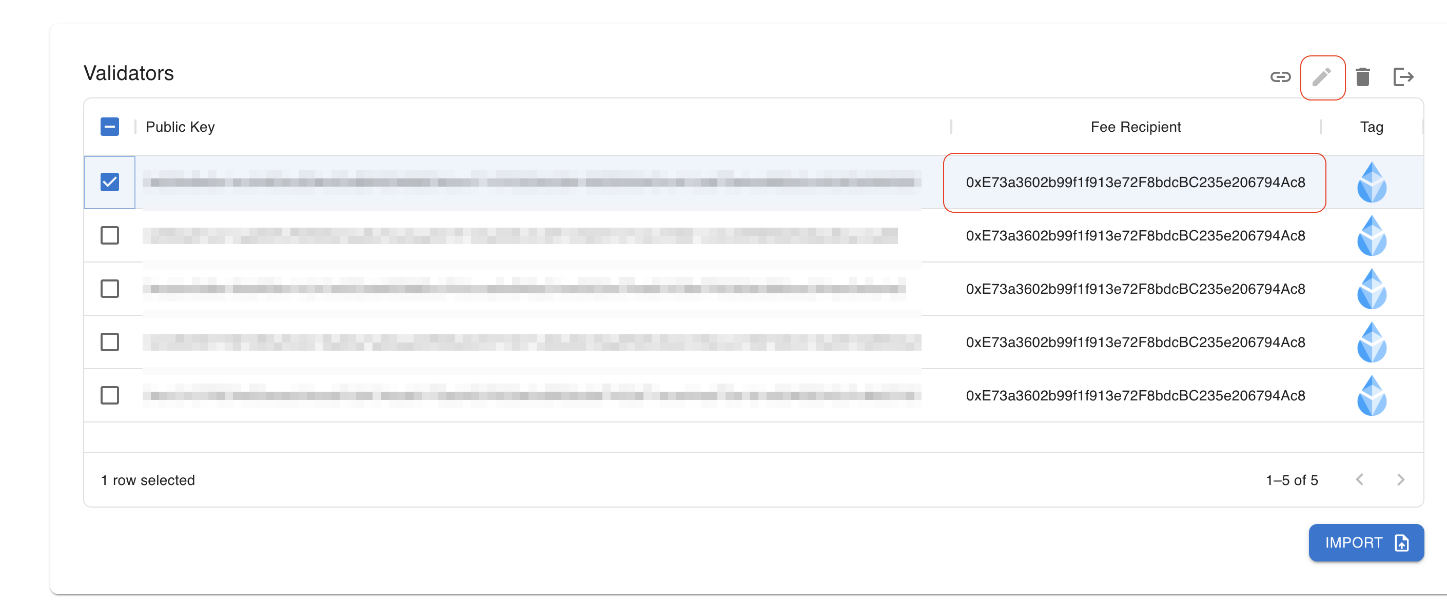 Dappnode Edit Fee Recipient
