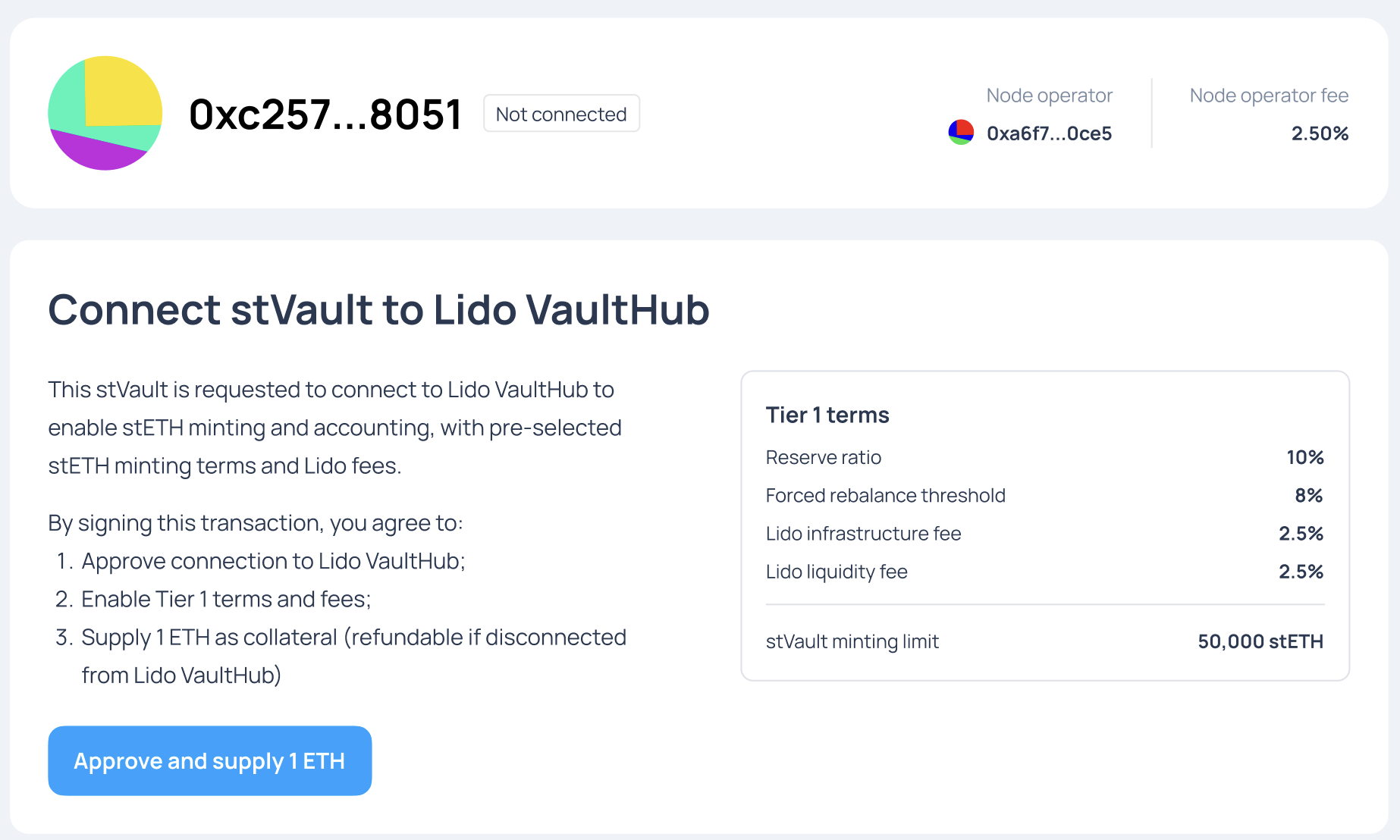 Connect and accept tier