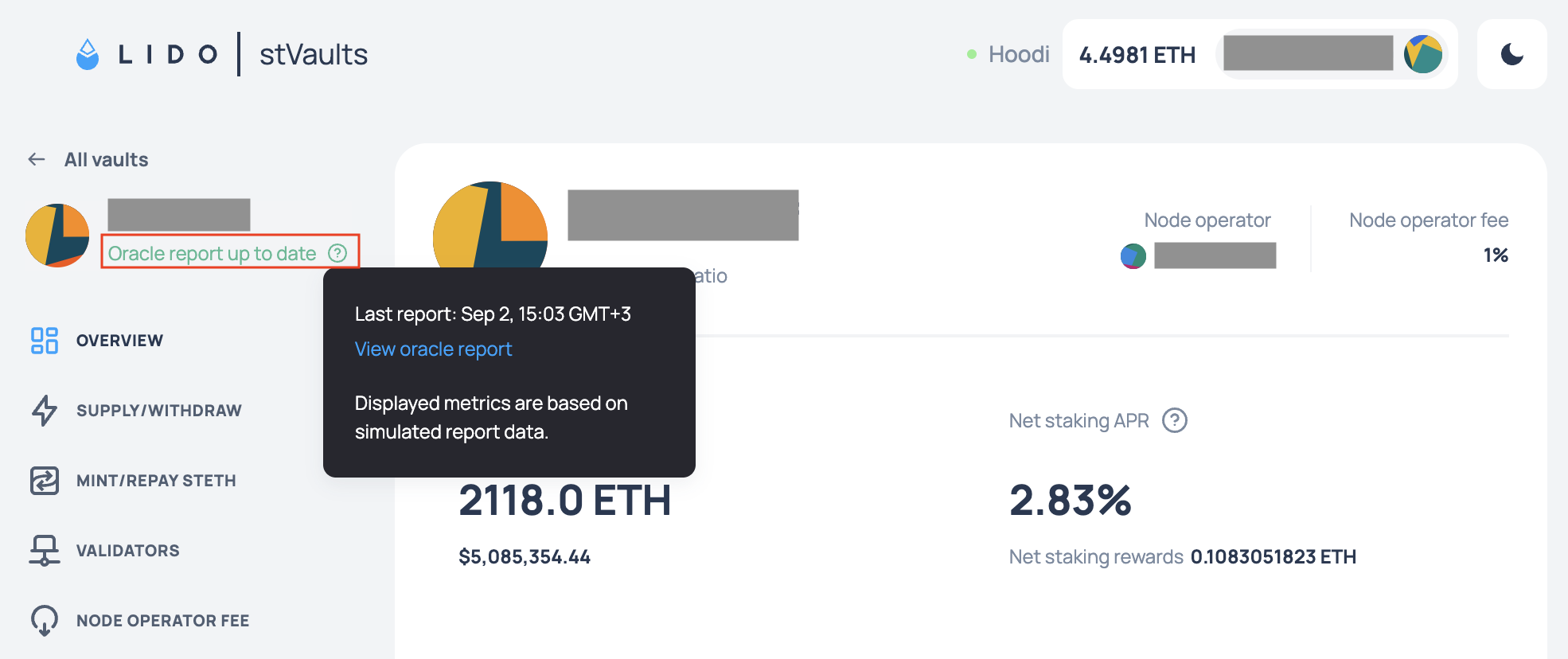 Oracle report